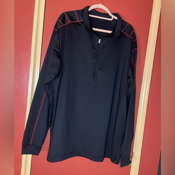 Nike Other - Nike Zippered Pullover Black Dri-Fit EUC